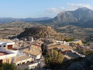 Blick auf die alte Maurenburg in Busot Alicante